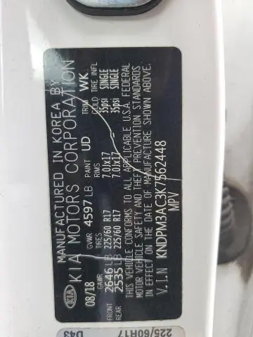 2019 KIA SPORTAGE LX  