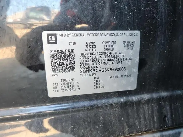 2019 CHEVROLET BLAZER 2LT  