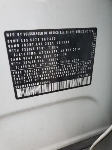 2024 VOLKSWAGEN TIGUAN SE  