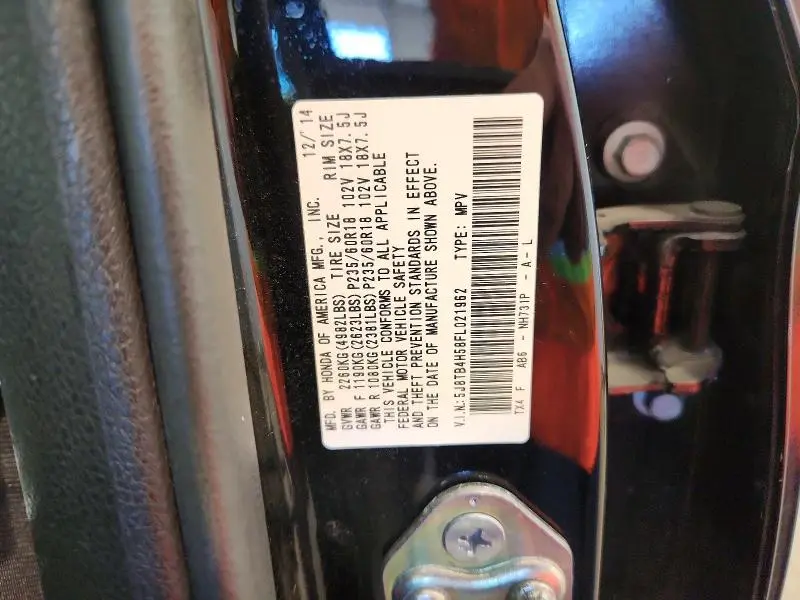 2015 ACURA RDX TECHNOLOGY  