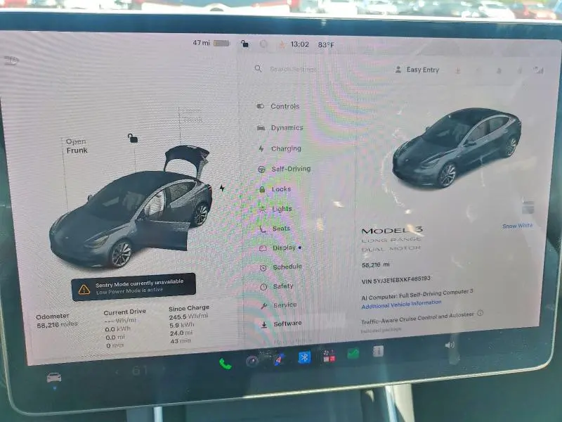 2019 TESLA MODEL 3   