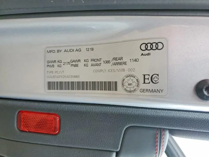 2019 AUDI A4 PREMIUM PLUS  
