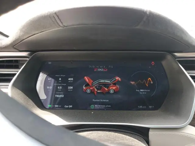 2015 TESLA MODEL S   