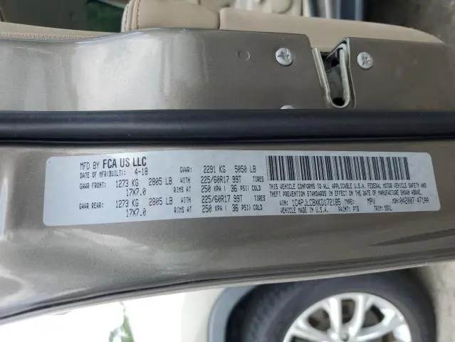 2019 JEEP CHEROKEE LATITUDE  