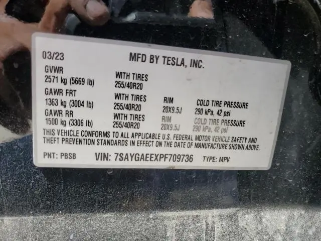 2023 TESLA MODEL Y 