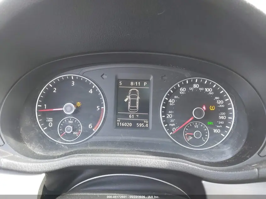 2015 VOLKSWAGEN PASSAT 2.0L TDI SE