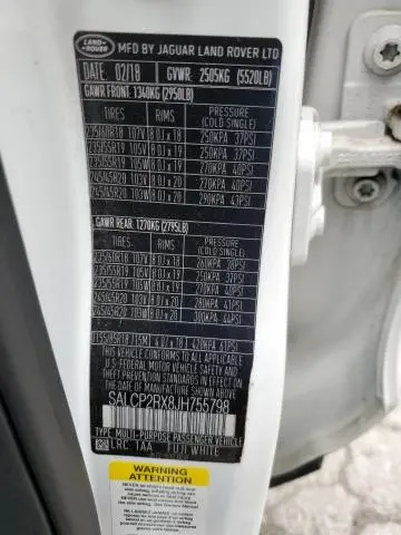 2018 LAND ROVER DISCOVERY SPORT SE  