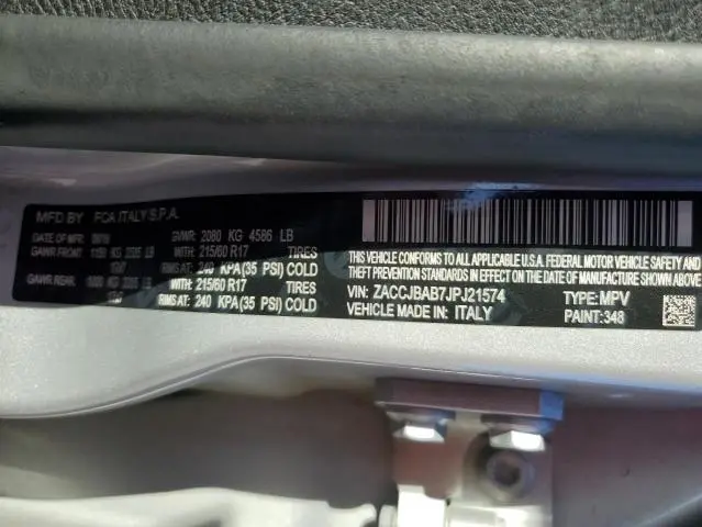 2018 JEEP RENEGADE SPORT  