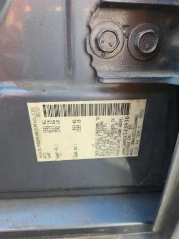 2012 NISSAN ALTIMA BASE  