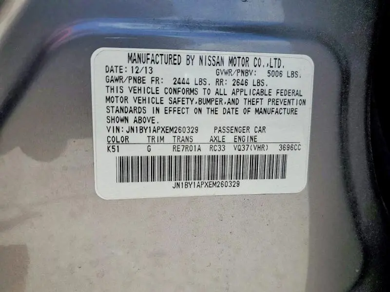 2014 INFINITI Q70 3.7  
