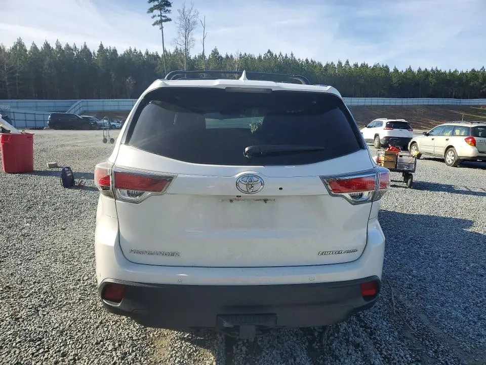 2016 TOYOTA HIGHLANDER LIMITED PLATINUM  