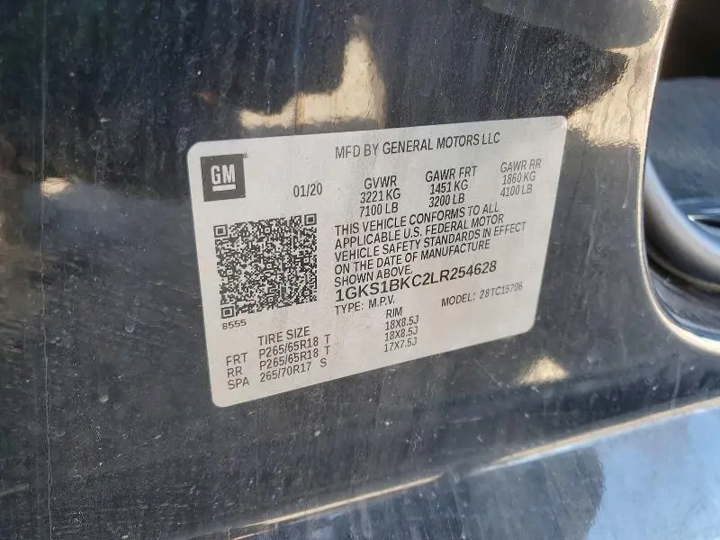 2020 GMC YUKON   