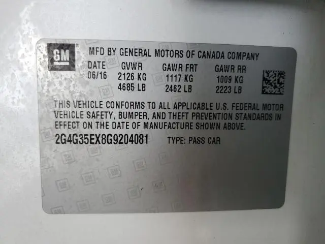 2016 BUICK REGAL SPORT TOURING  