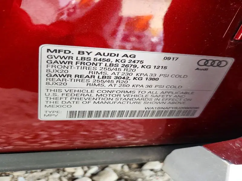 2018 AUDI Q5 PREMIUM PLUS  