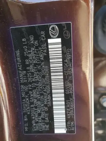 2018 LEXUS ES 350  