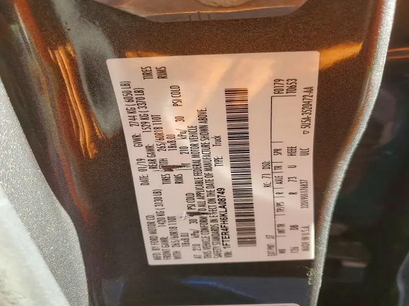 2019 FORD RANGER XL  