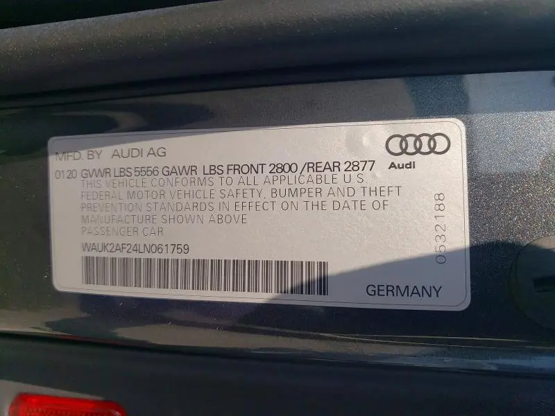 2020 AUDI A6 PREMIUM  