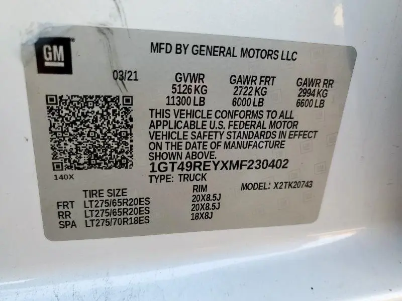 2021 GMC SIERRA K2500 DENALI  