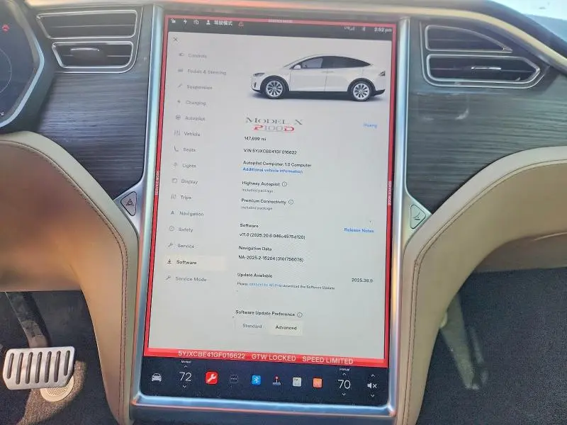 2016 TESLA MODEL X   