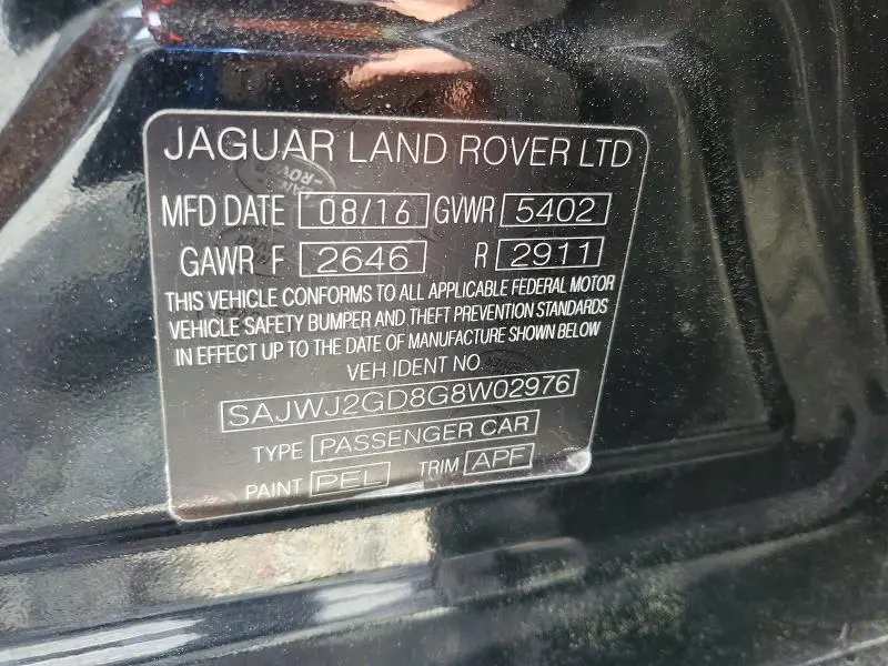 2016 JAGUAR XJL PORTFOLIO  