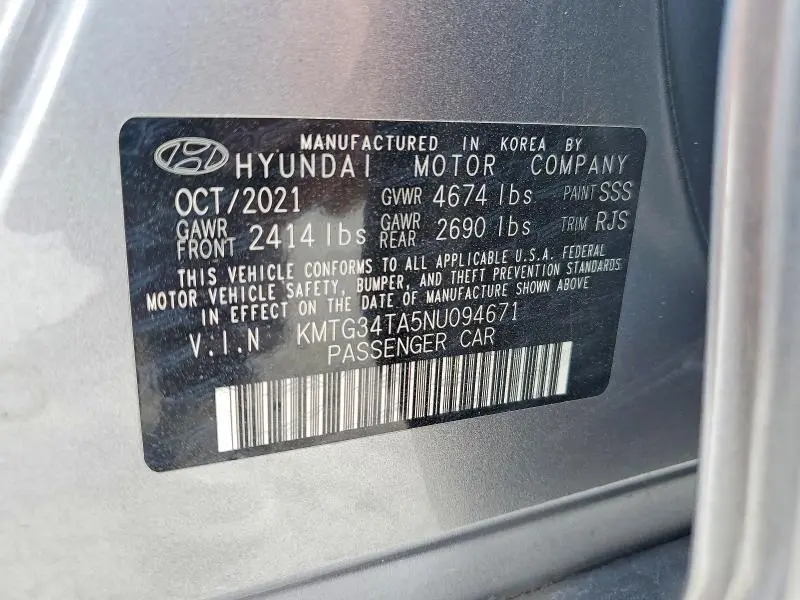 2022 GENESIS G70 2.0T  