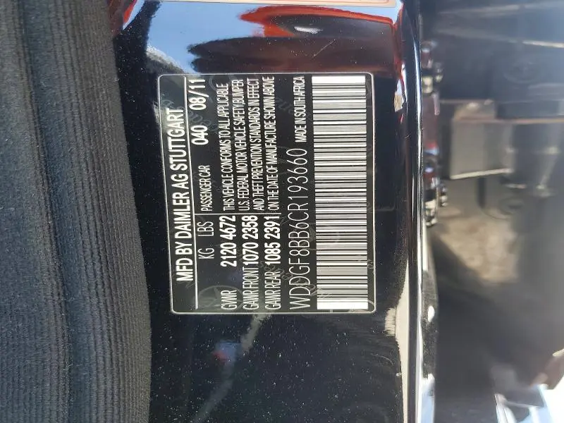 2012 MERCEDES-BENZ C 300 4MATIC  