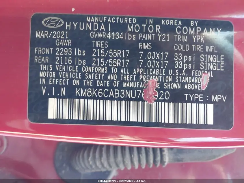 2022 HYUNDAI KONA SEL