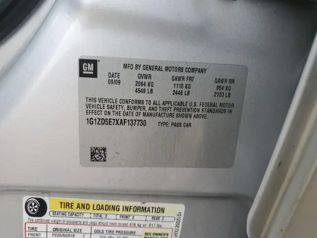 2010 CHEVROLET MALIBU 2LT  