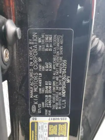 2016 KIA SPORTAGE LX  