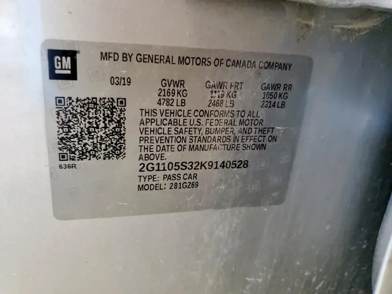 2019 CHEVROLET IMPALA PREMIER  