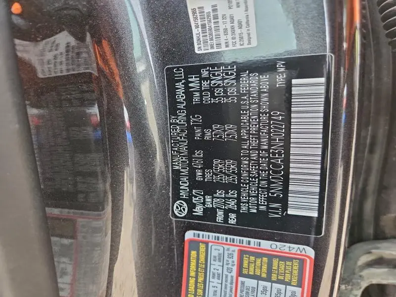 2022 HYUNDAI TUCSON SEL  