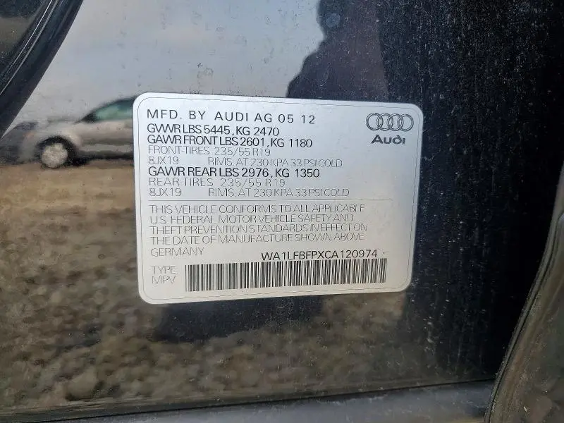 2012 AUDI Q5 PREMIUM PLUS  