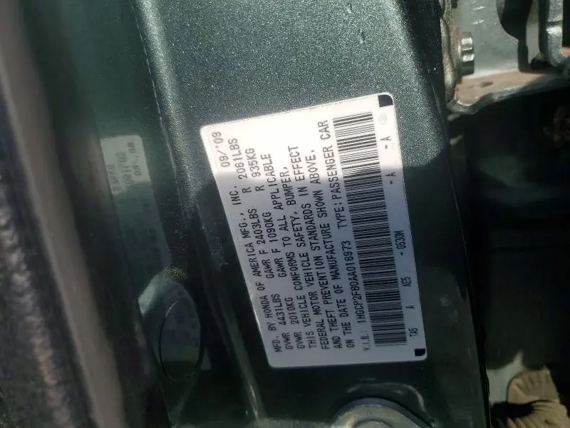 2010 HONDA ACCORD EXL  