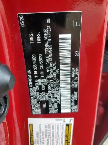 2020 LEXUS RX 350 L  