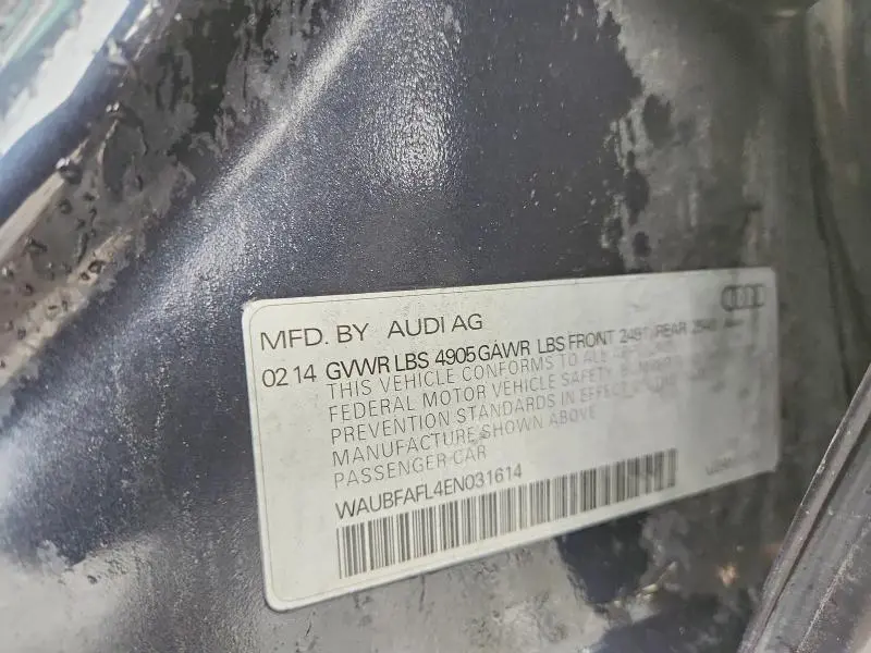 2014 AUDI A4 PREMIUM  