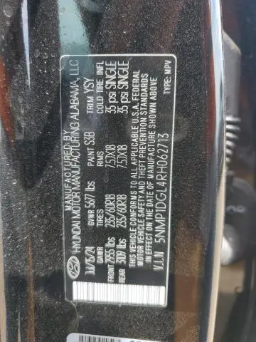 2024 HYUNDAI SANTA FE SE  