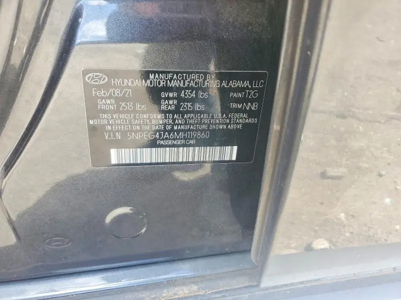 2021 HYUNDAI SONATA SE  