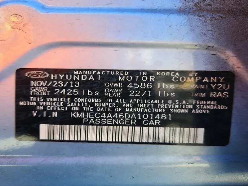 2013 HYUNDAI SONATA HYBRID  
