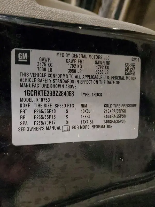 2011 CHEVROLET SILVERADO K1500 LTZ  
