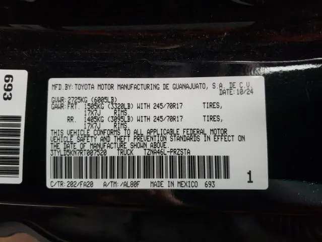 2024 TOYOTA TACOMA DOUBLE CAB  