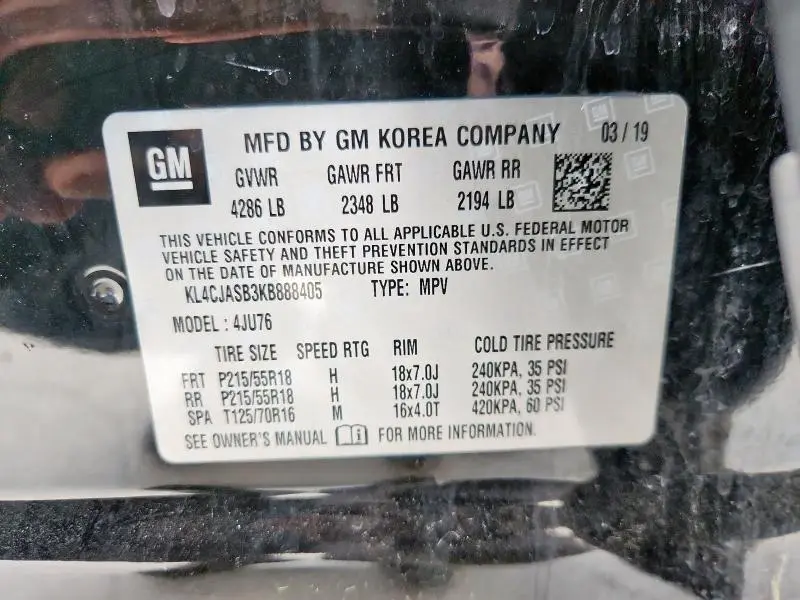 2019 BUICK ENCORE PREFERRED  