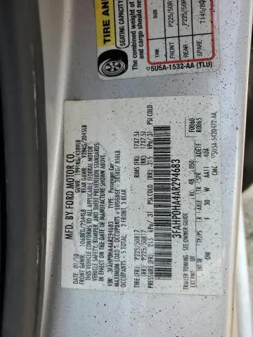 2010 FORD FUSION SE  