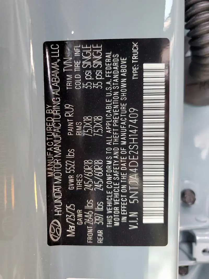 2025 HYUNDAI SANTA CRUZ SE  
