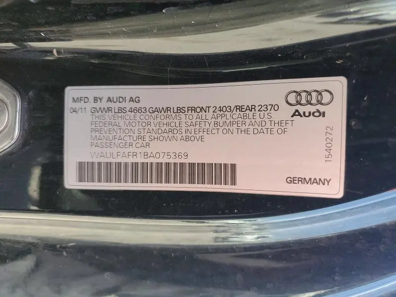 2011 AUDI A5 PREMIUM PLUS  