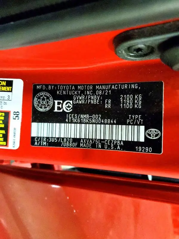 2022 TOYOTA CAMRY XSE  