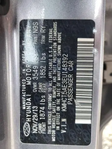 2014 HYUNDAI ACCENT GLS  