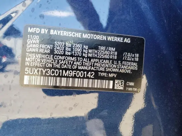2021 BMW X3 SDRIVE30I  