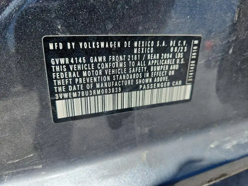 2024 VOLKSWAGEN JETTA SE  