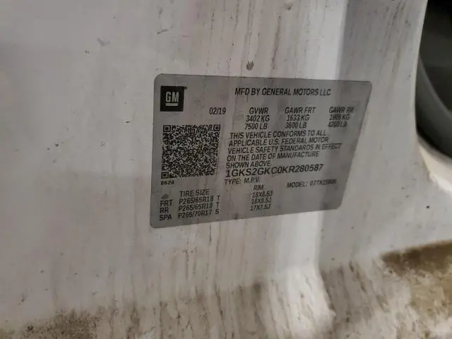 2019 GMC YUKON XL K1500 SLT  