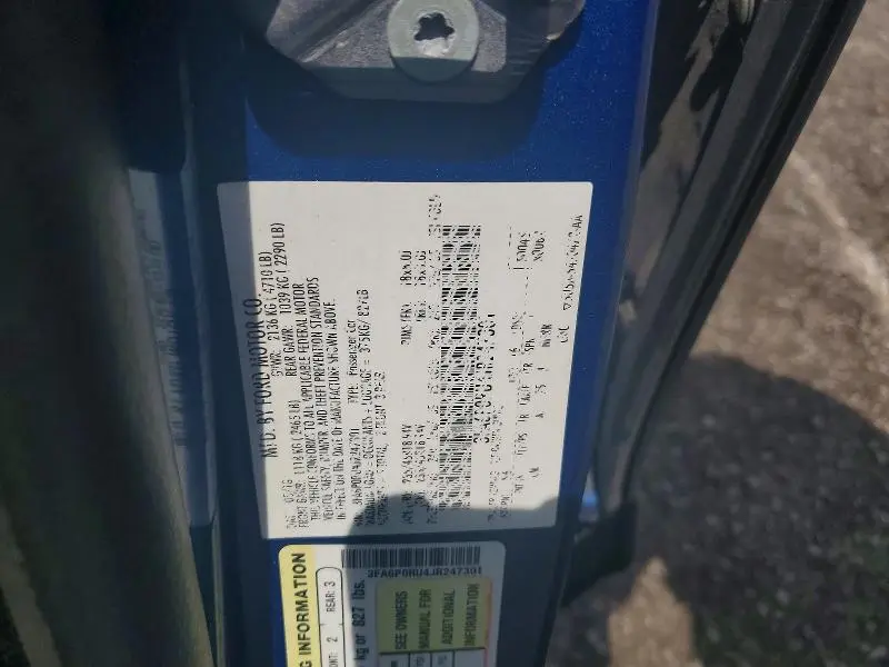 2018 FORD FUSION TITANIUM/PLATINUM HEV  